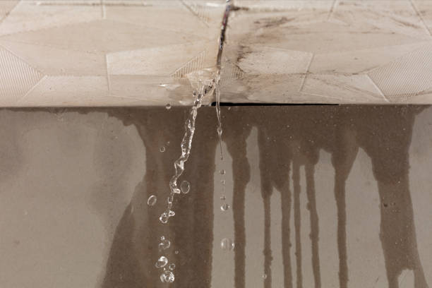 Professional Burst Pipe Cleanup technician working in Allamuchy, NJ